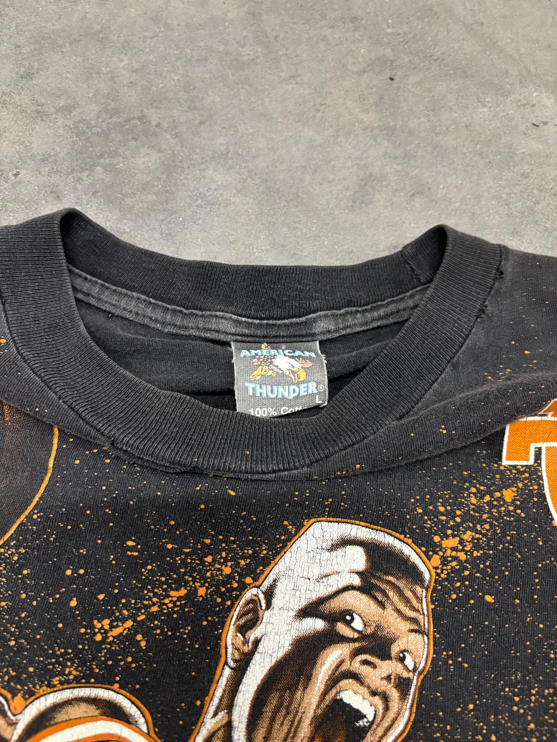 VINTAGE TENNESSEE BASKETBALL AOP SHIRT - L