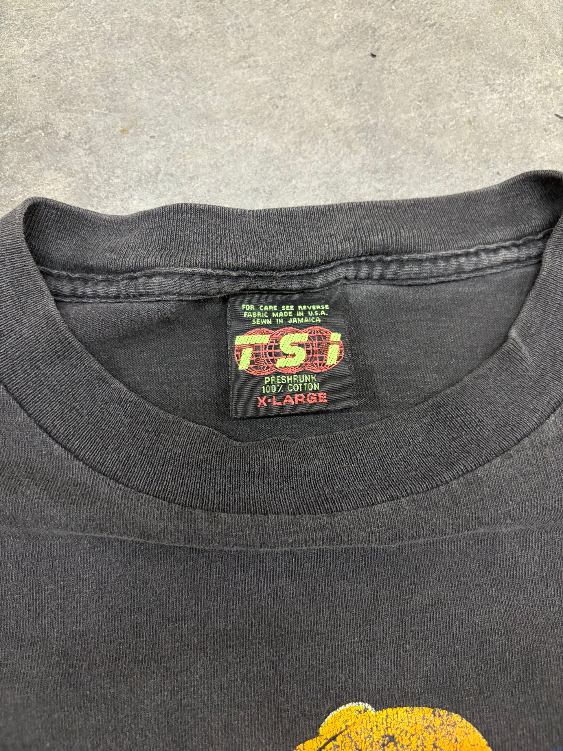 VINTAGE LOONEY TUNES TAZ LIGHTNING SHIRT - XL