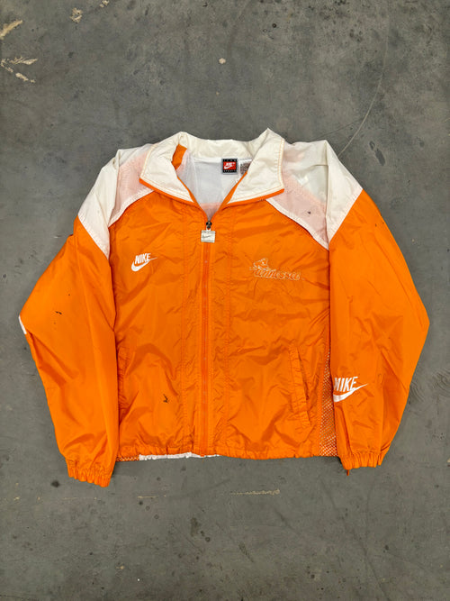 *DISTRESSED* VINTAGE NIKE SPELLOUT WINDBREAKER - XL
