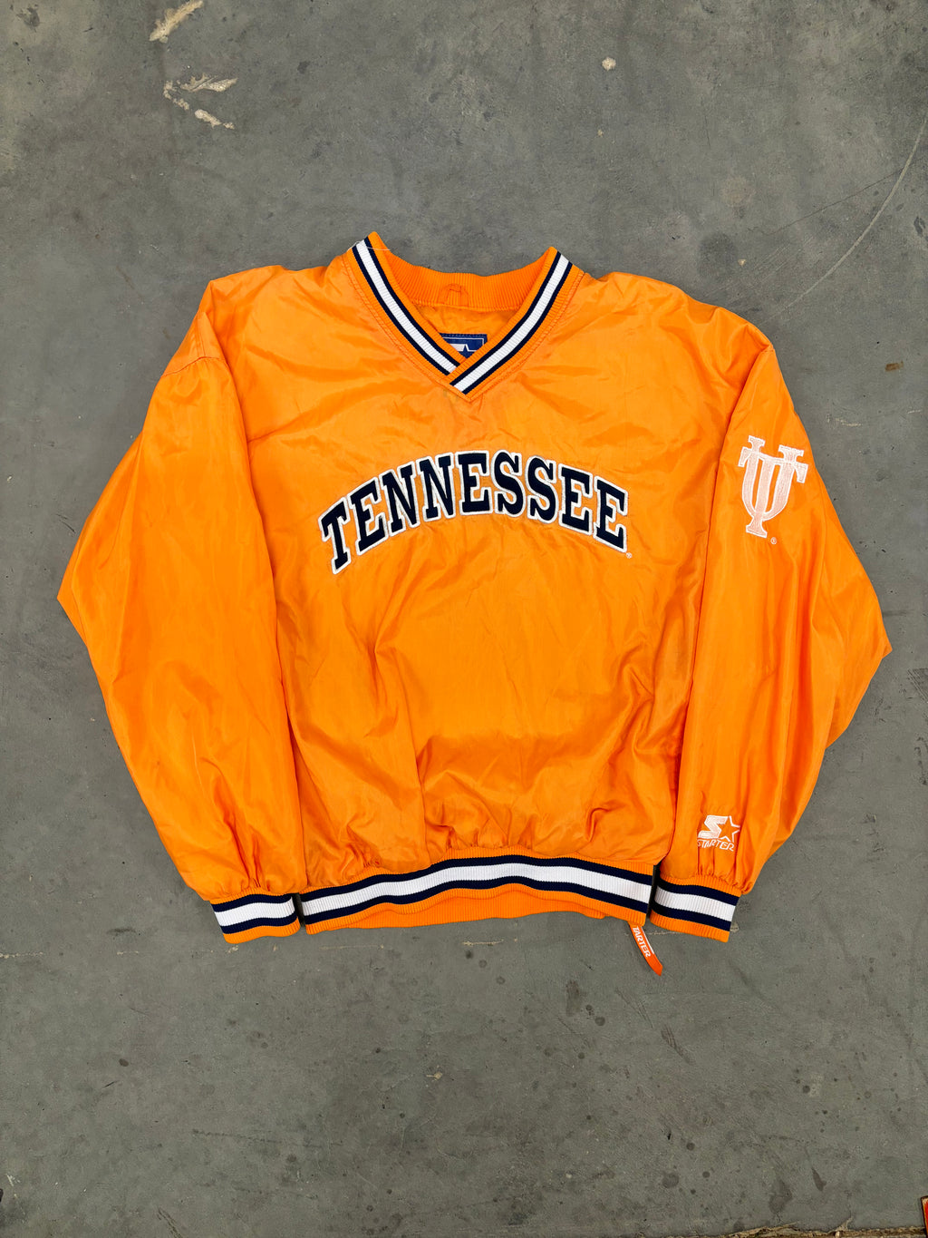 VINTAGE STARTER SPELLOUT WINDBREAKER - XL