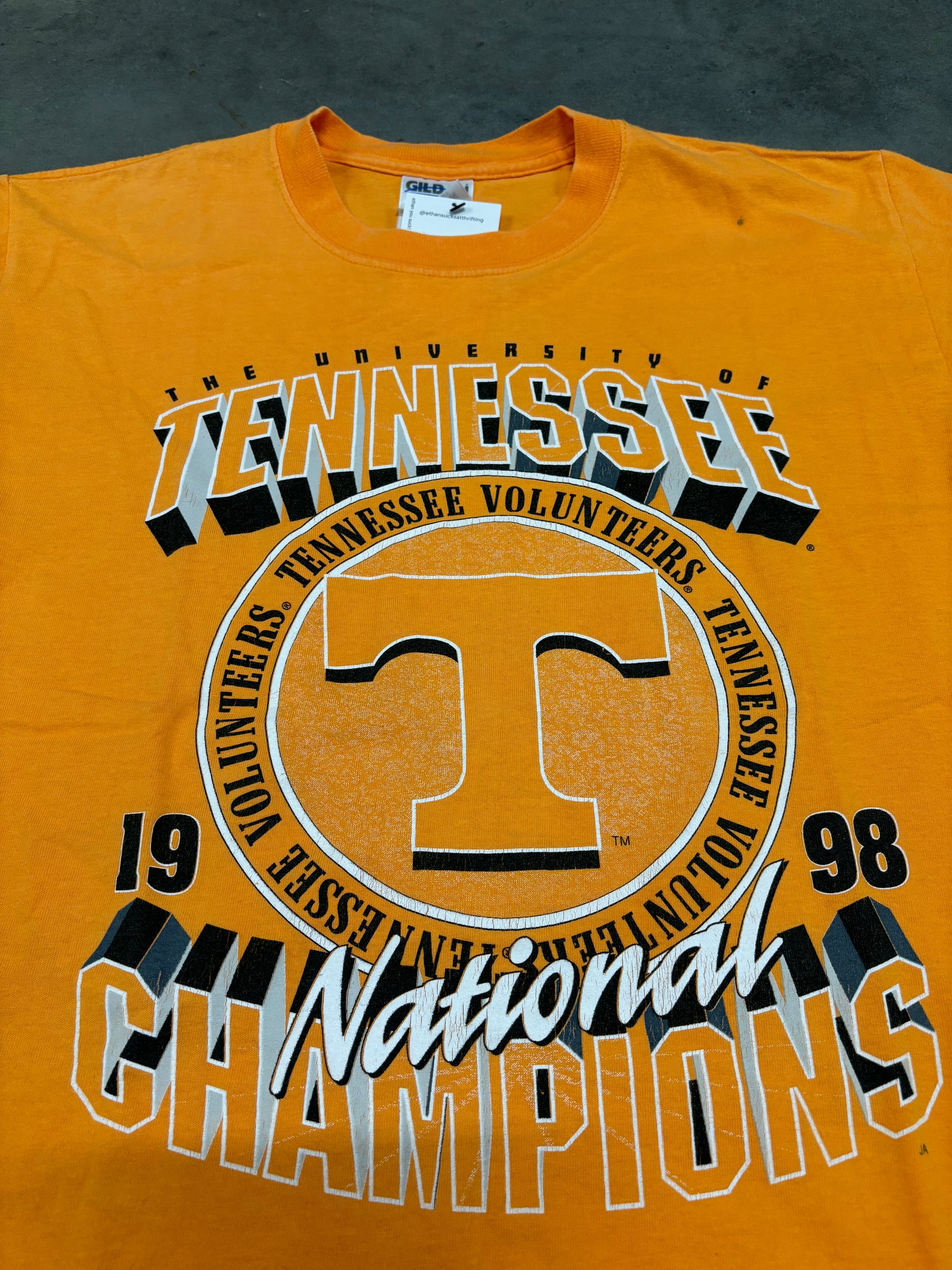 VINTAGE 1998 SEC CHAMPIONS SHIRT - M