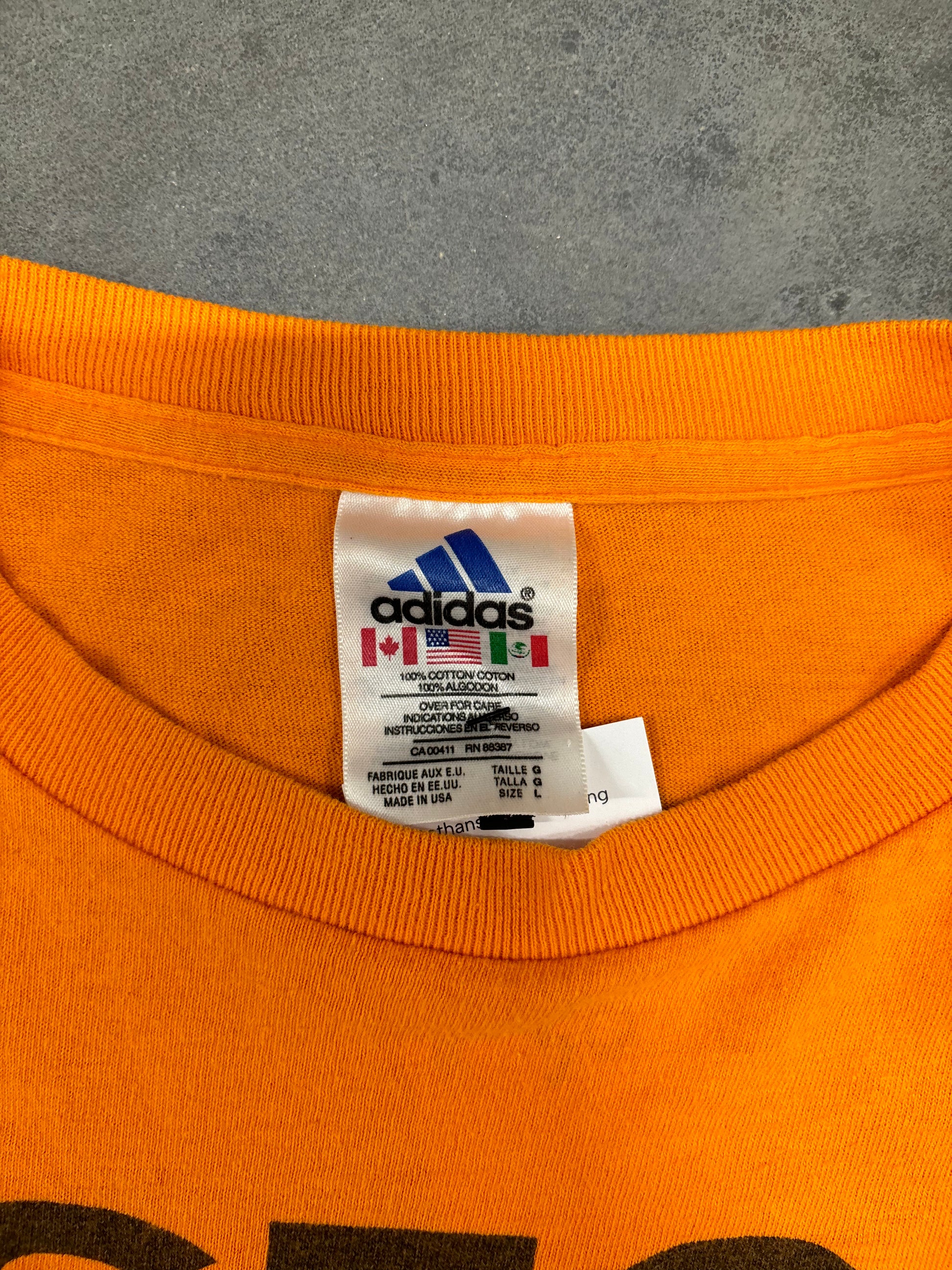 VINTAGE ADIDAS 1998 SEC CHMAPIONS SHIRT - XL