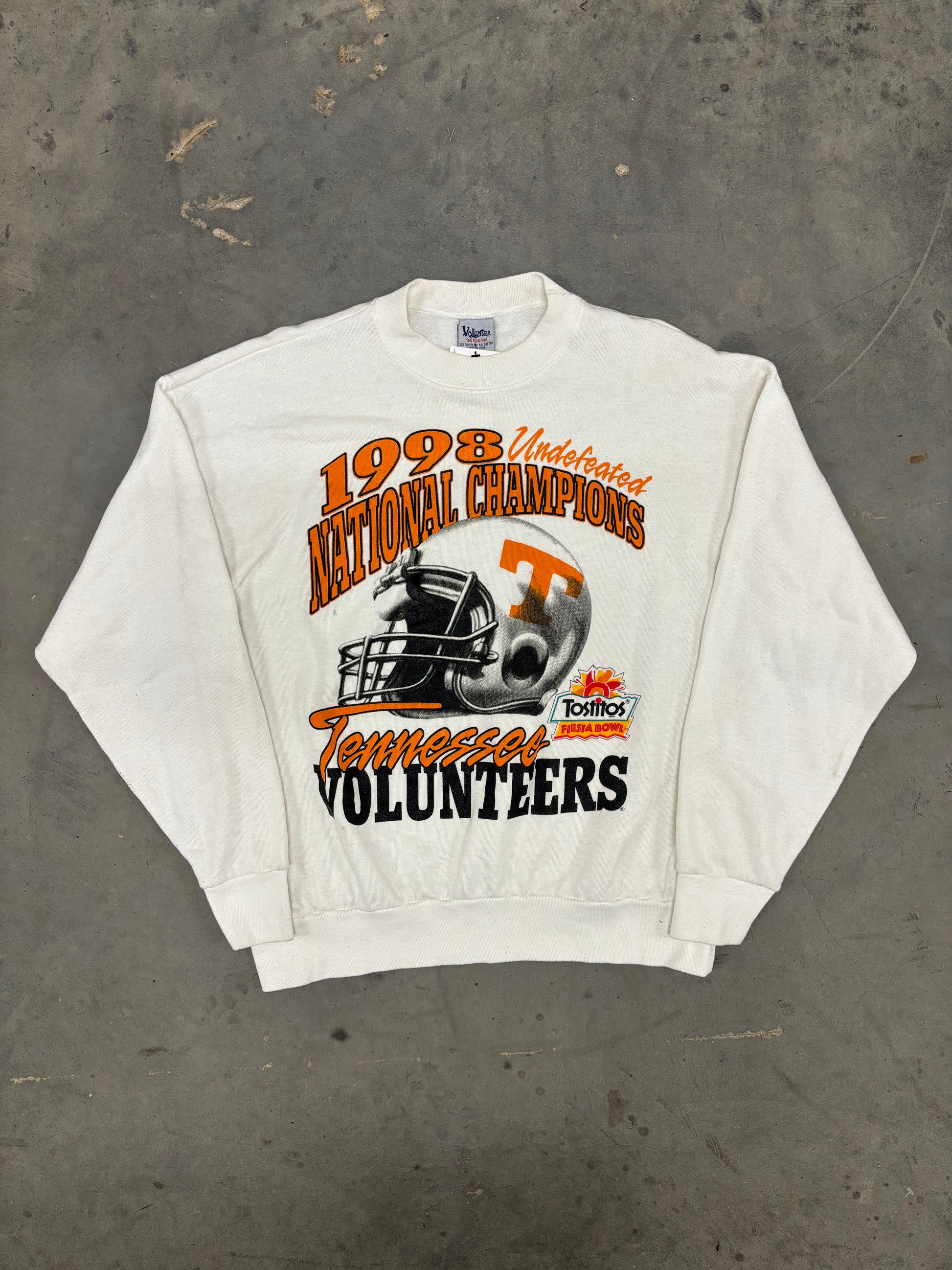 VINTAGE 1998 SEC CHAMPIONS HELMET SWEATSHIRT - XL