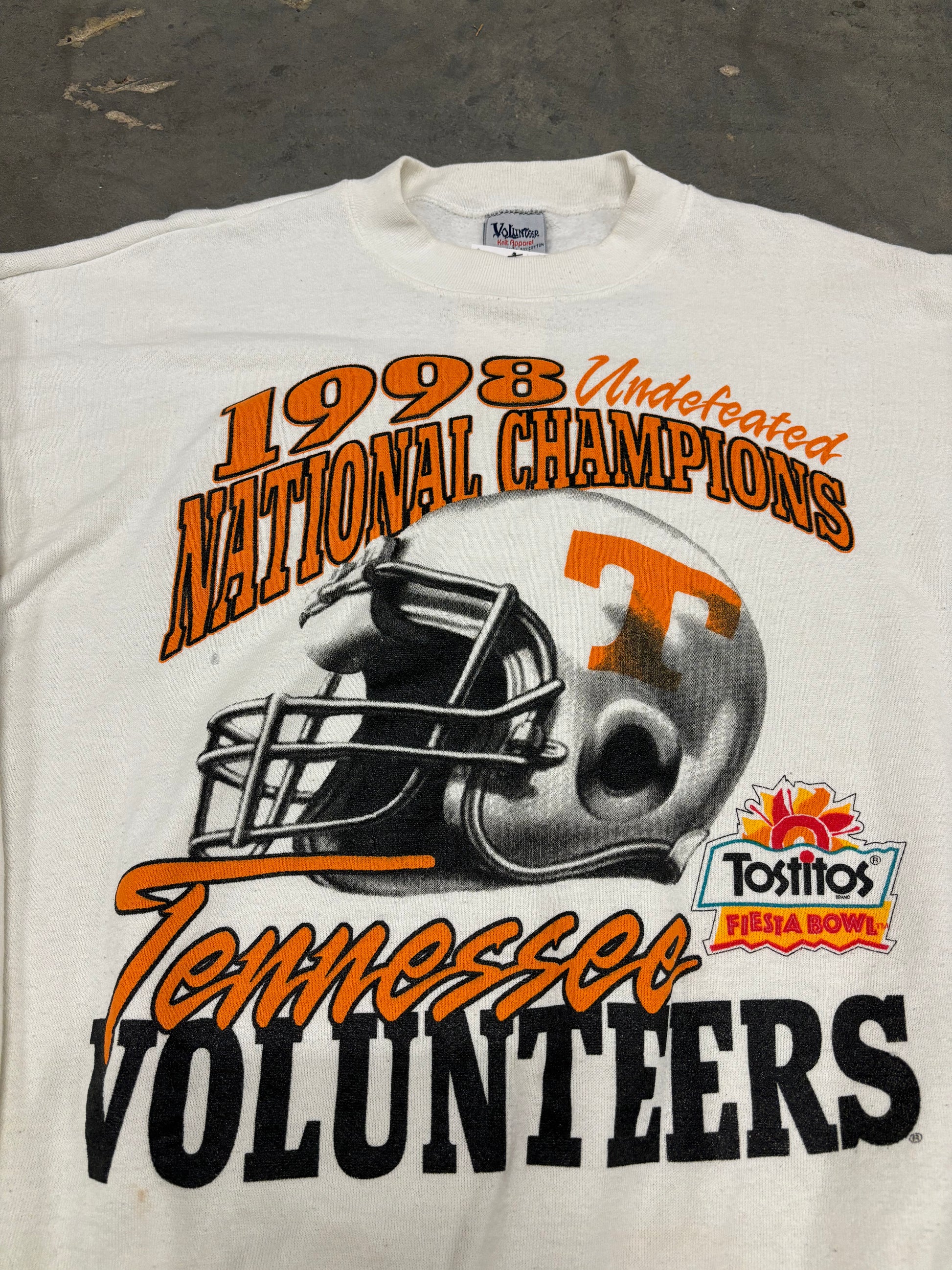 VINTAGE 1998 SEC CHAMPIONS HELMET SWEATSHIRT - XL