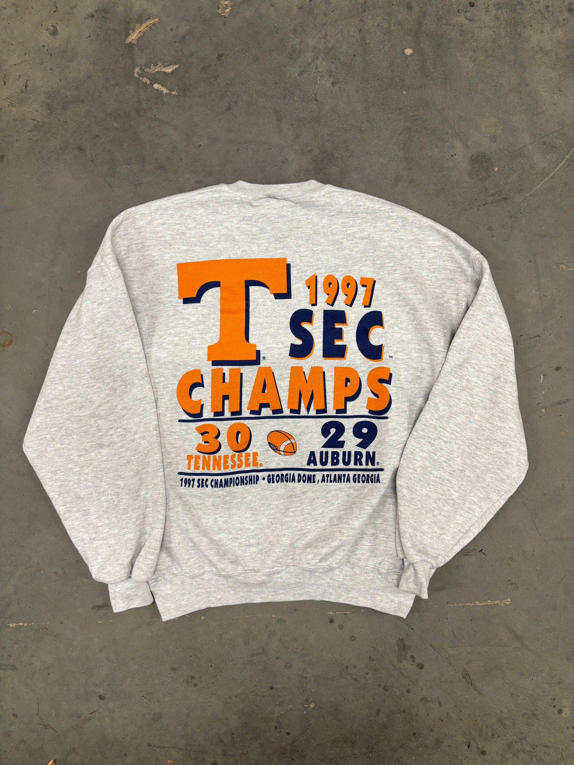 VINTAGE 1997 SEC CHAMPS SHERIFF SMOKEY SWEATSHIRT - XL