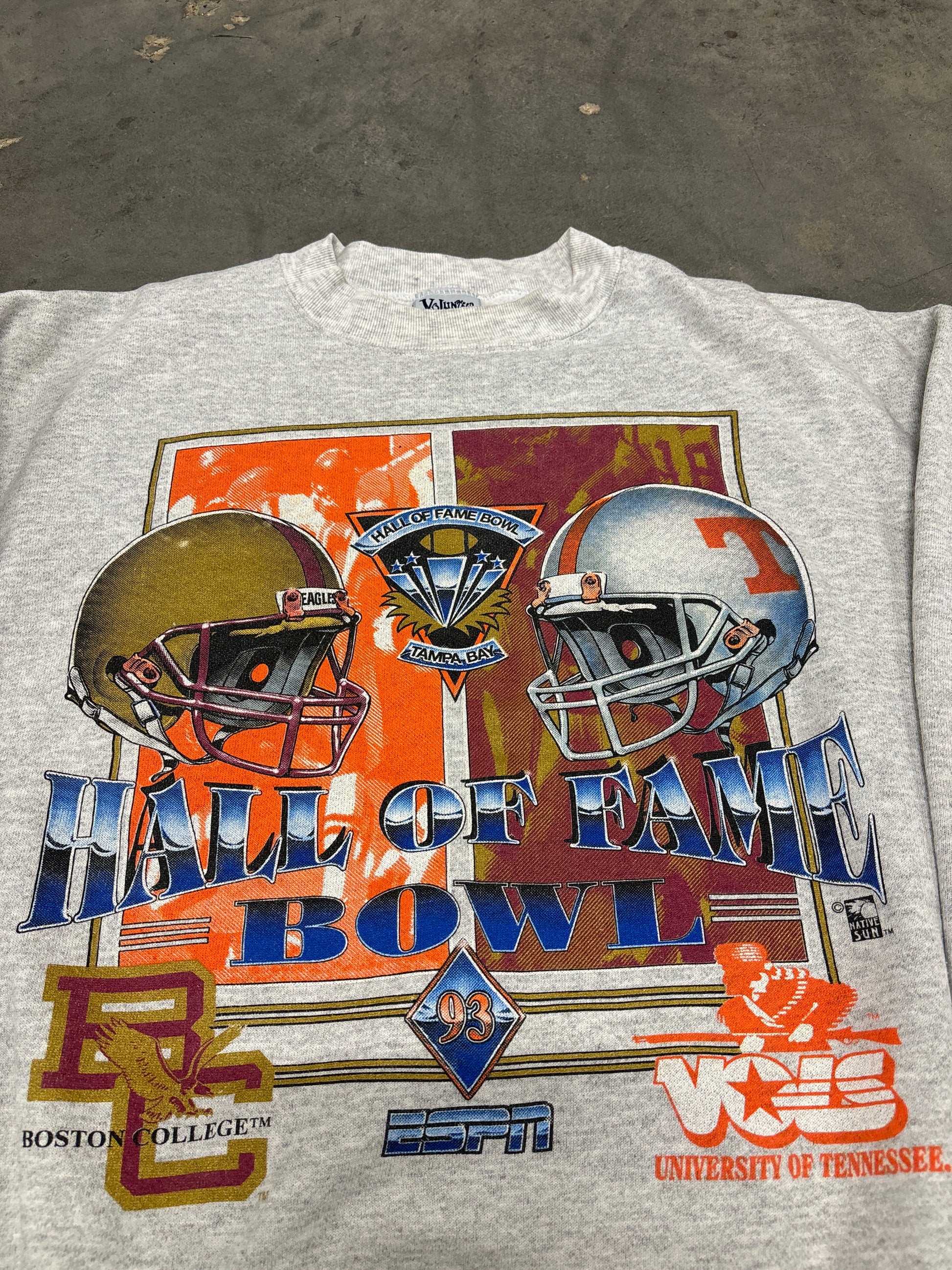 VINTAGE 1993 HALL OF FAME BOWL SWEATSHIRT - XL