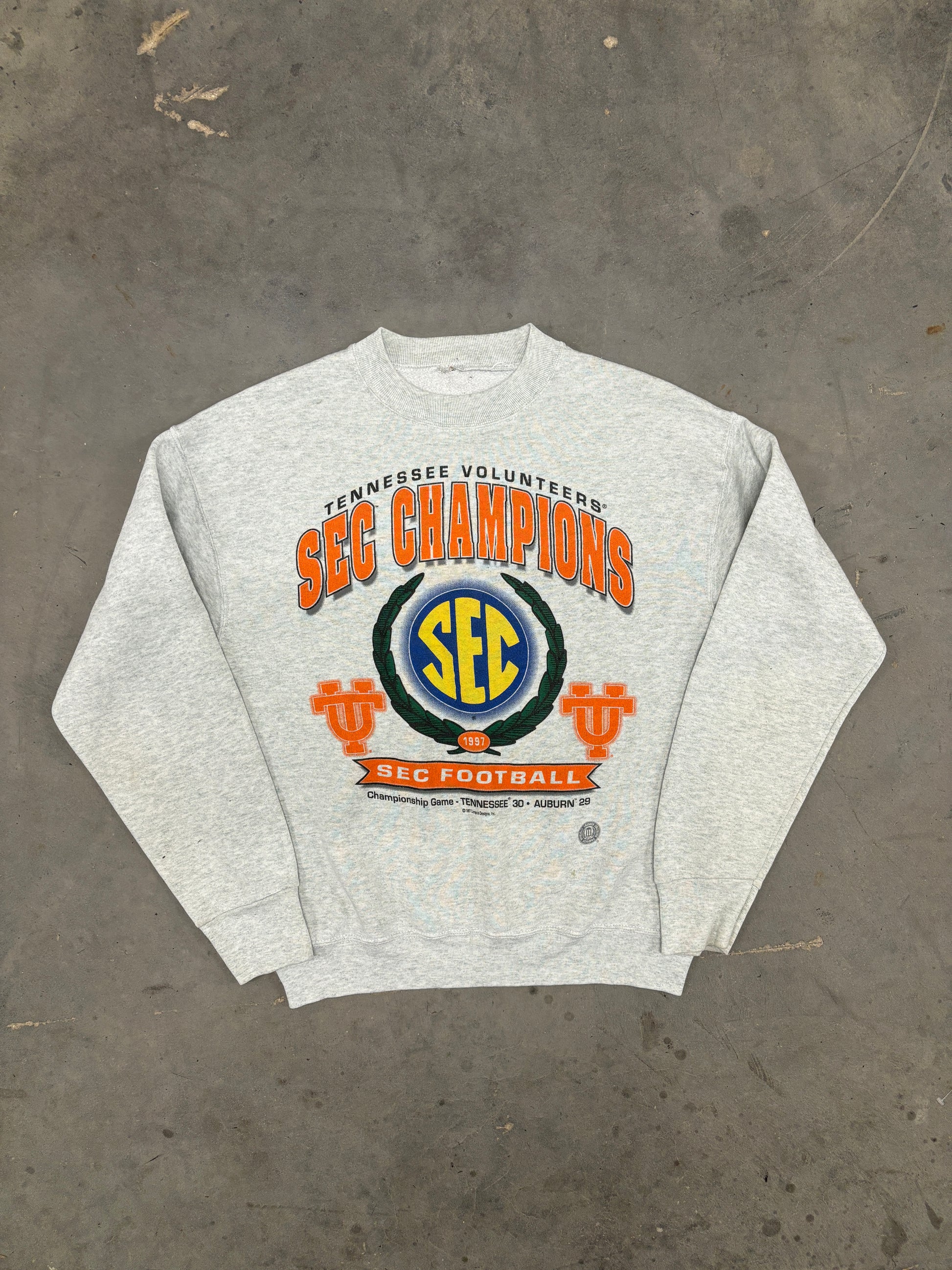 VINTAGE 1997 SEC CHAMPIONS SWEATSHIRT - L