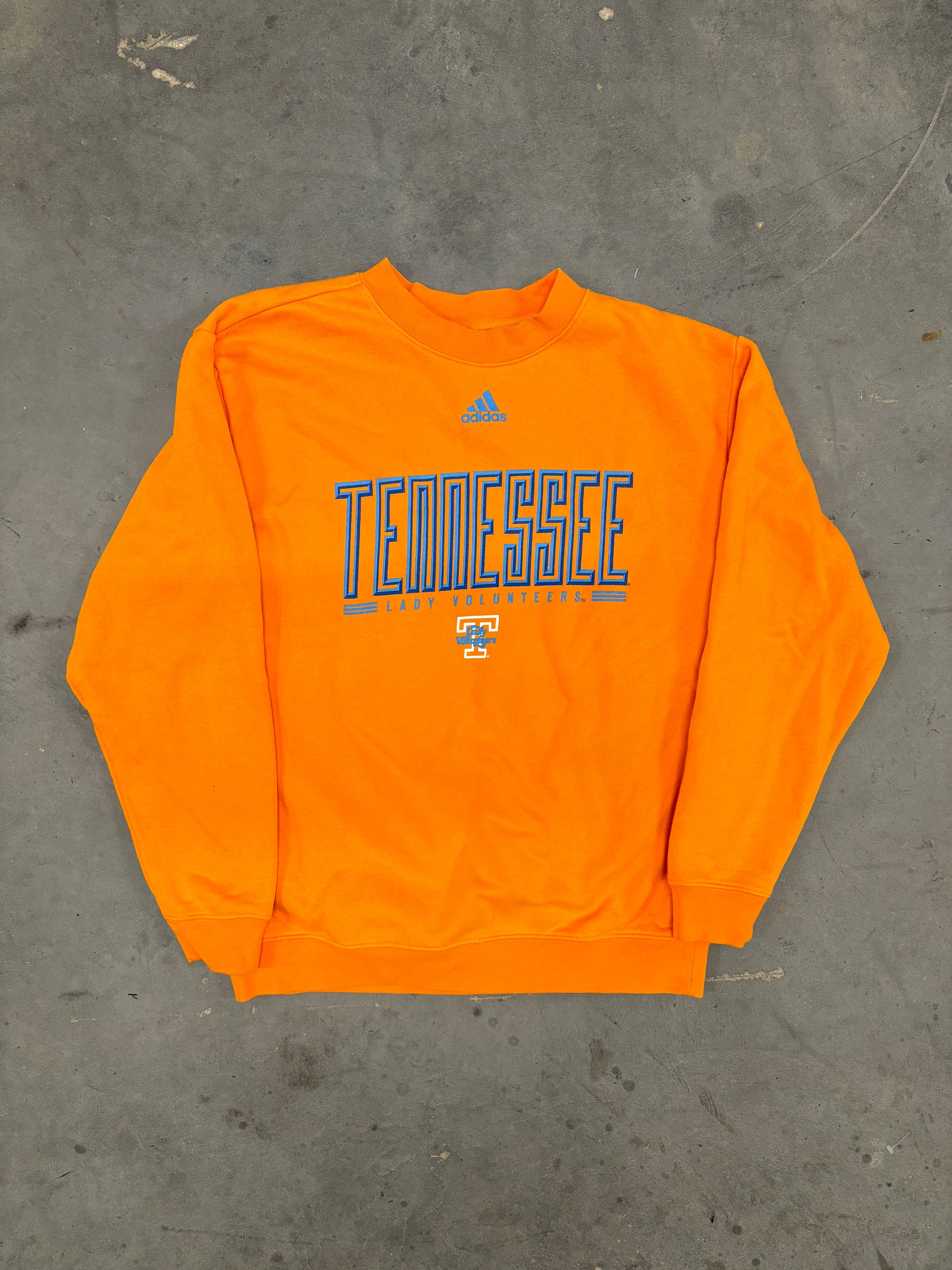 VINTAGE ADIDAS LADY VOLS SPELLOUT SWEATSHIRT - M