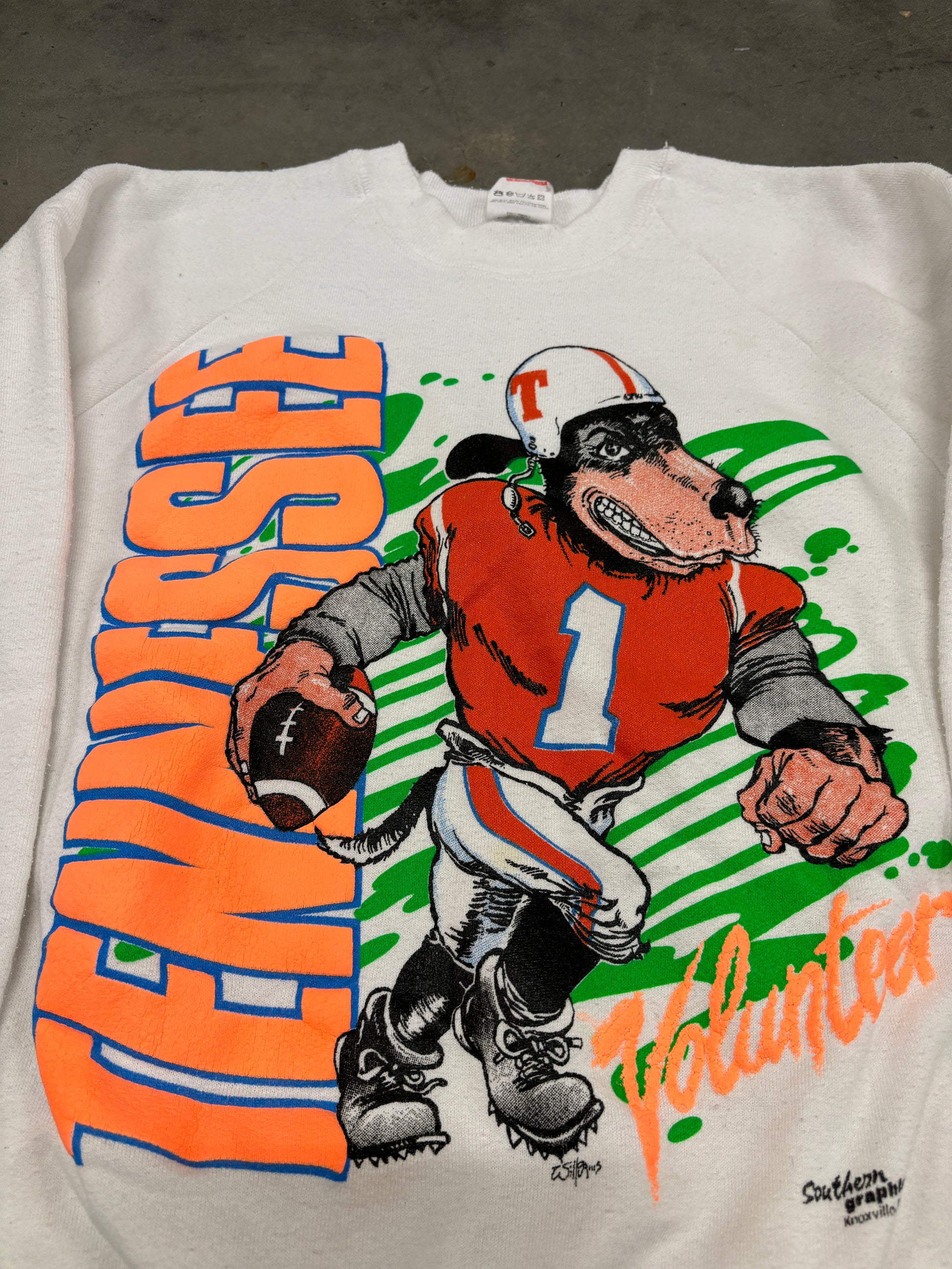 VINTAGE FOOTBALL SMOKEY SWEATSHIRT - S