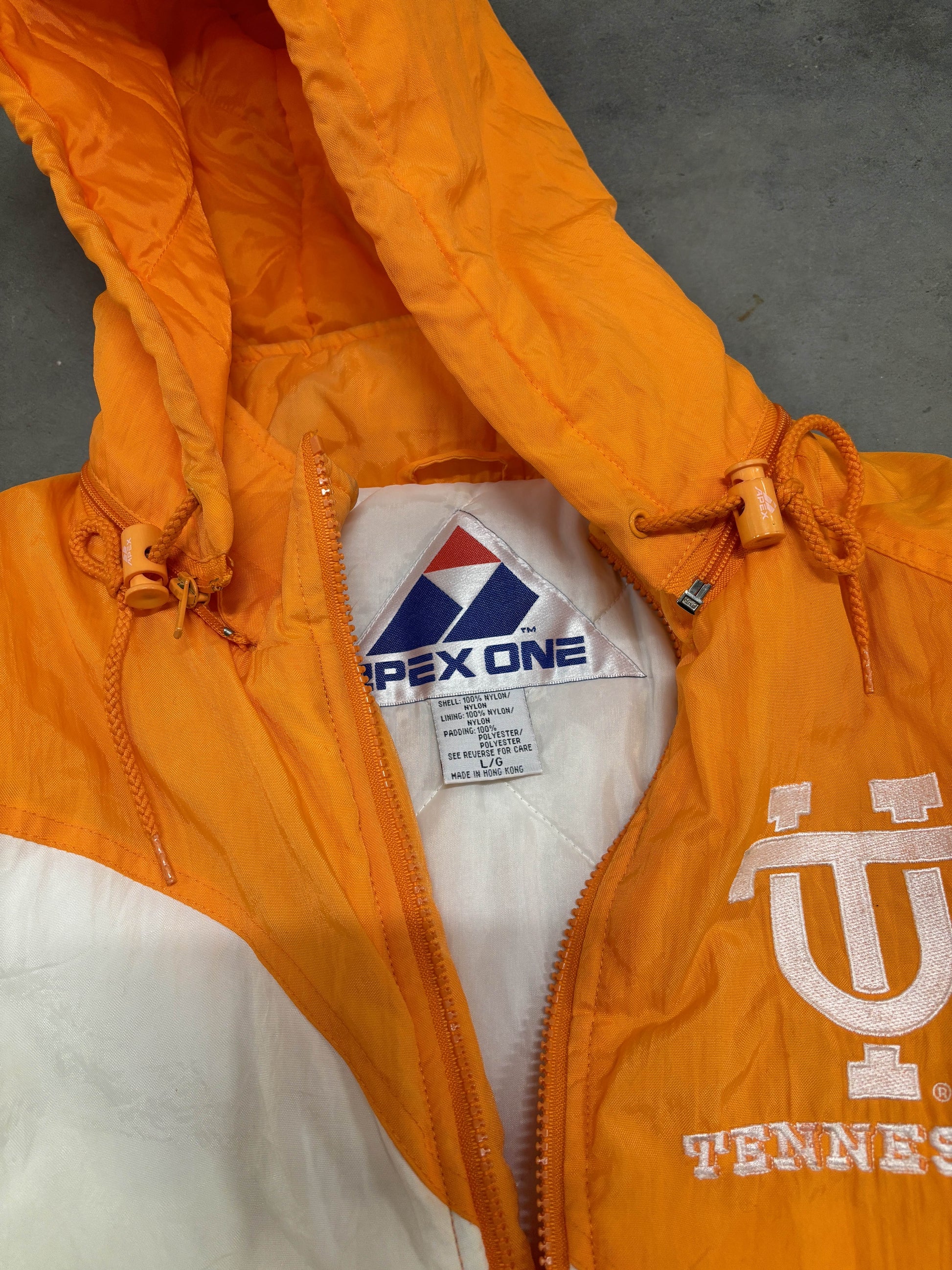 VINTAGE APEX ONE SPELLOUT PUFFER - XL