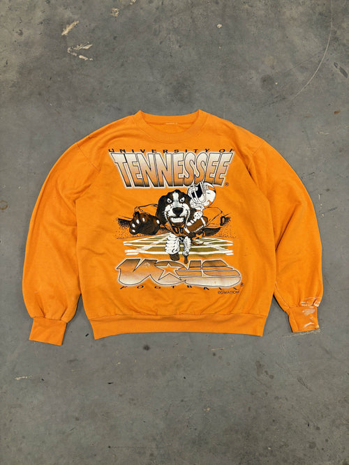*DISTRESSED* VINTAGE SMOKEY VOLUNTEERS SWEATSHIRT - M