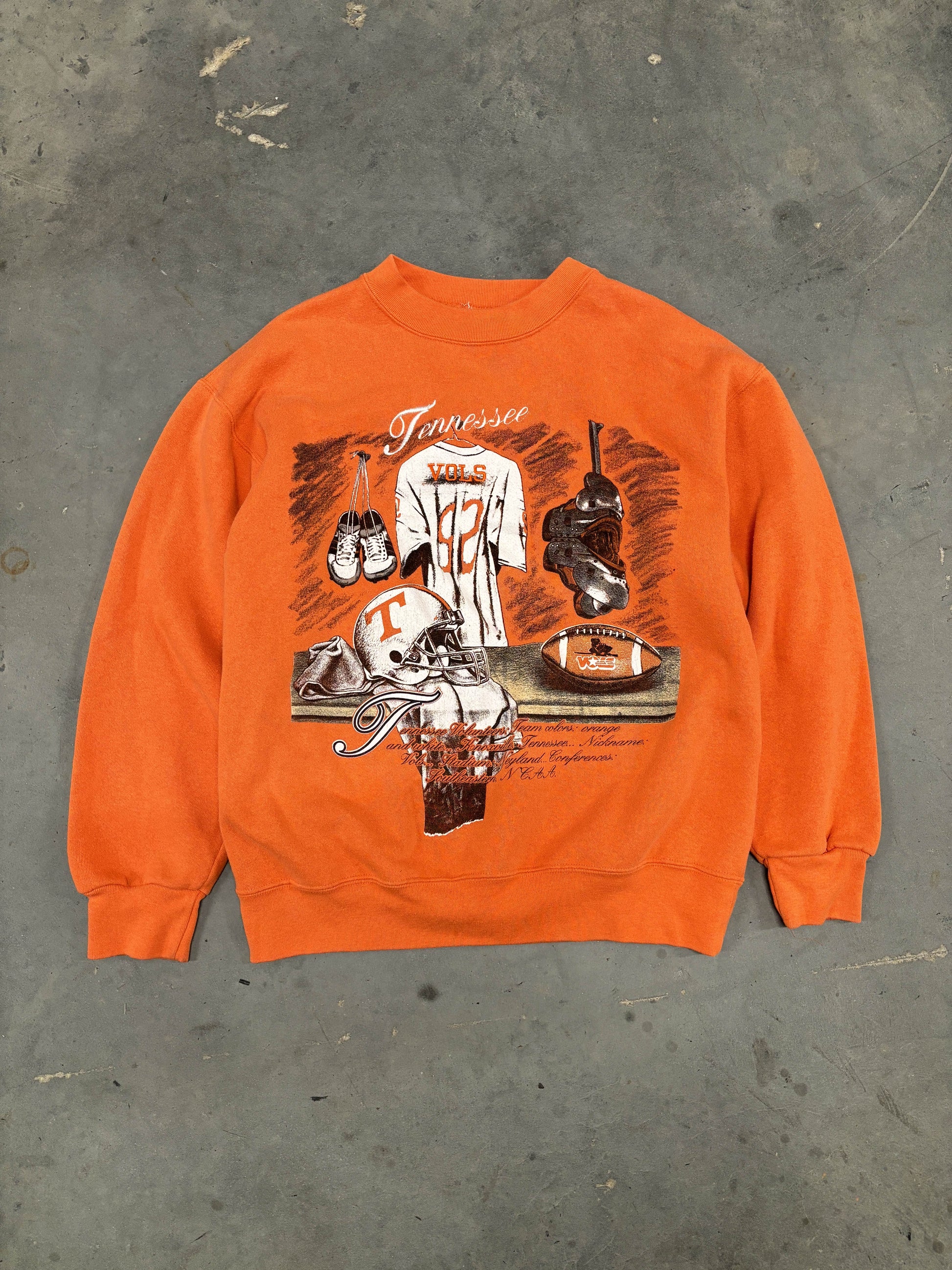 VINTAGE NUTMEG TENNESSEE LOCKERROOM SWEATSHIRT - M