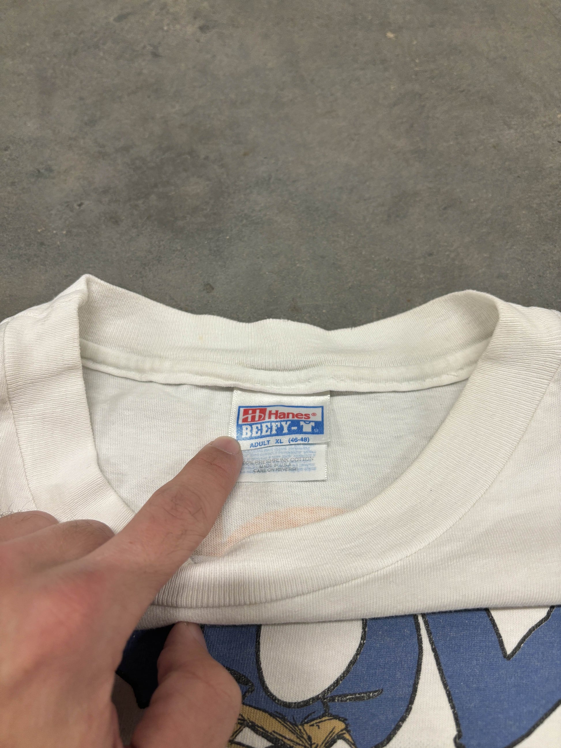 VINTAGE TENNESSEE BUFF DOG SHIRT - L