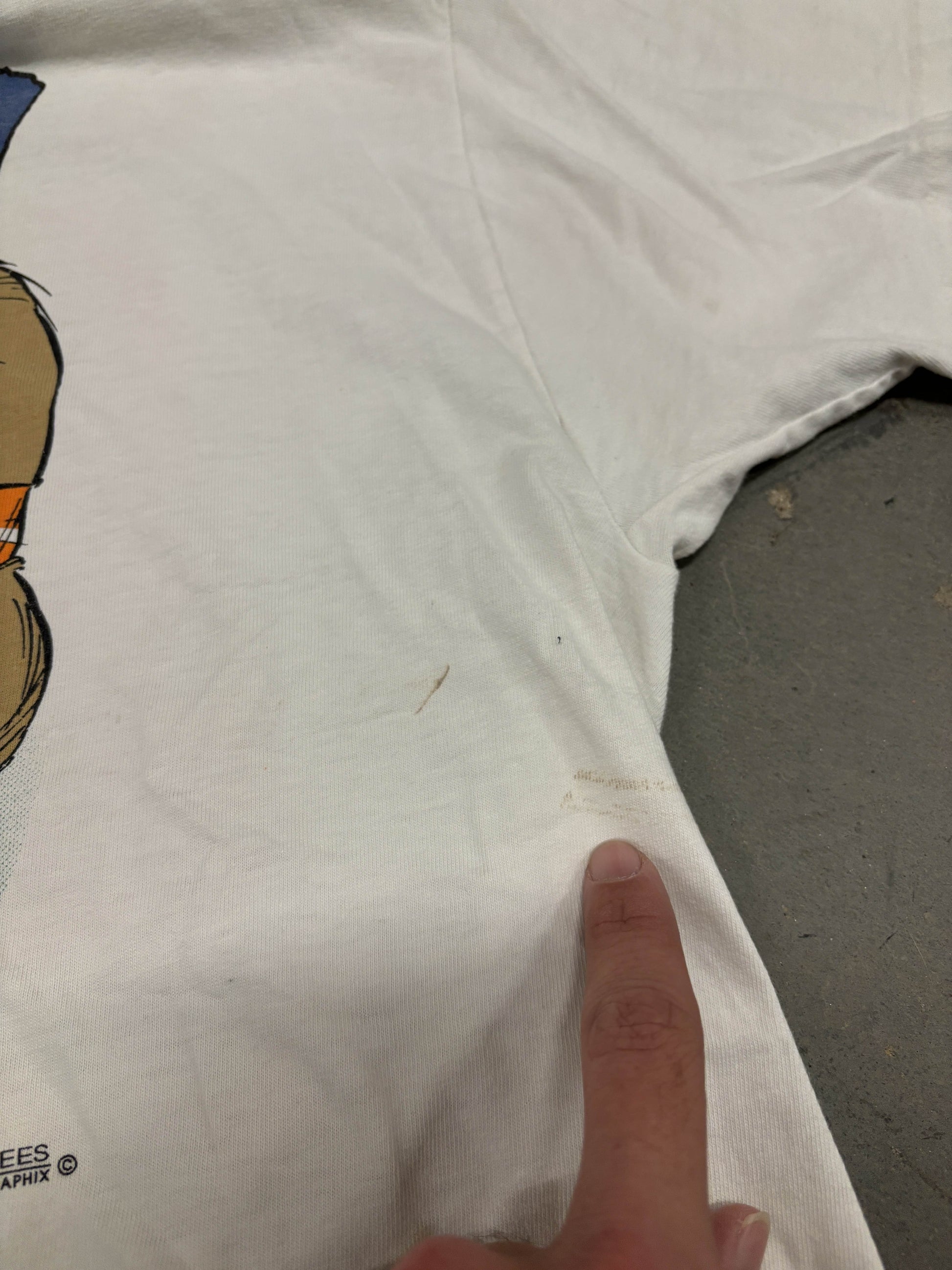 VINTAGE TENNESSEE BUFF DOG SHIRT - L