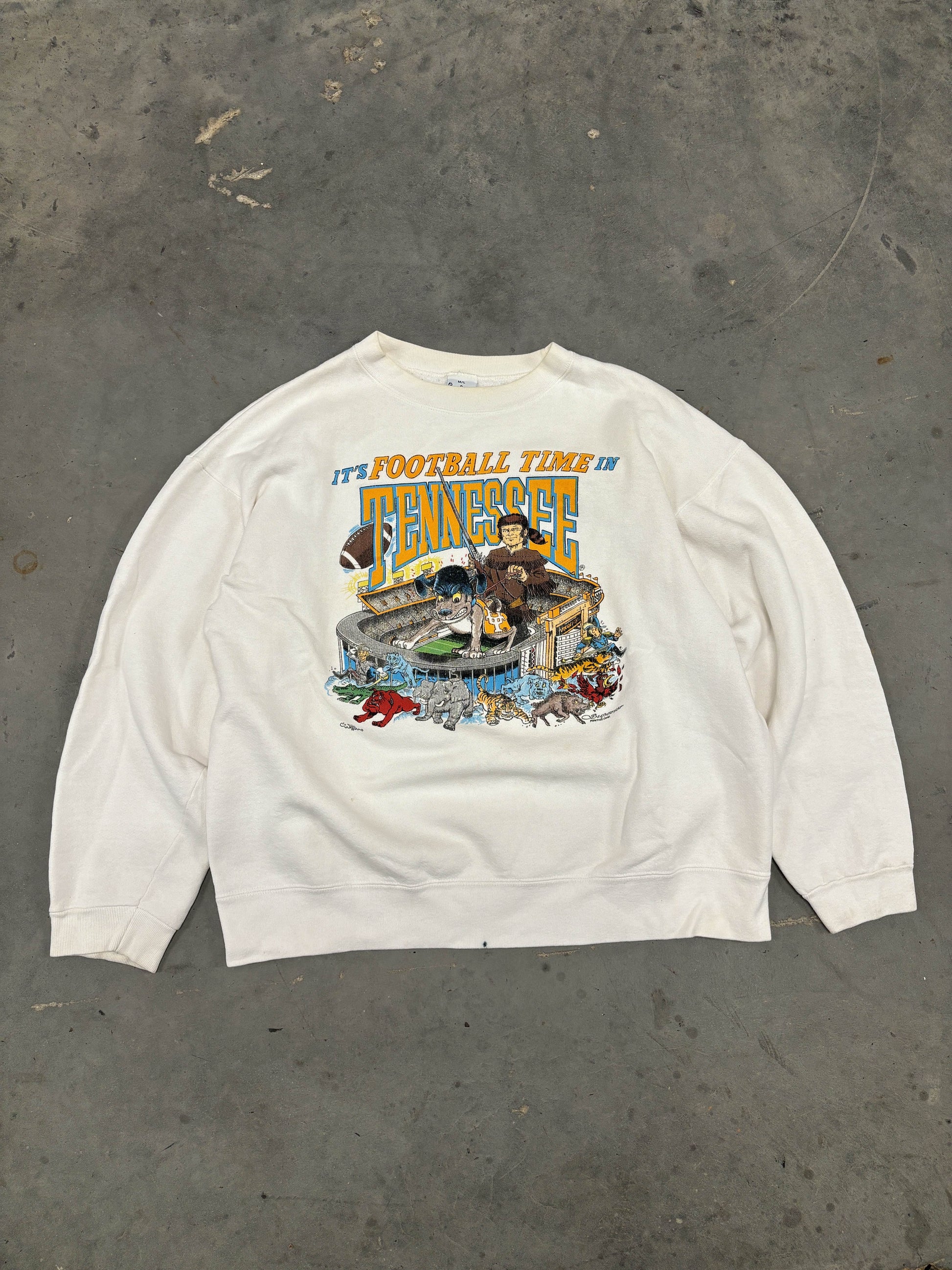 VINTAGE TENNESSEE FOOTBALL TIME SWEATSHIRT - XL