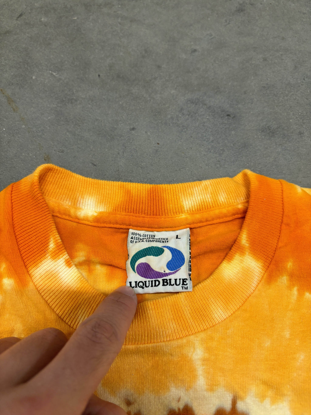 VINTAGE TENNESSEE BASKETBALL TIE DYE SHIRT - XL