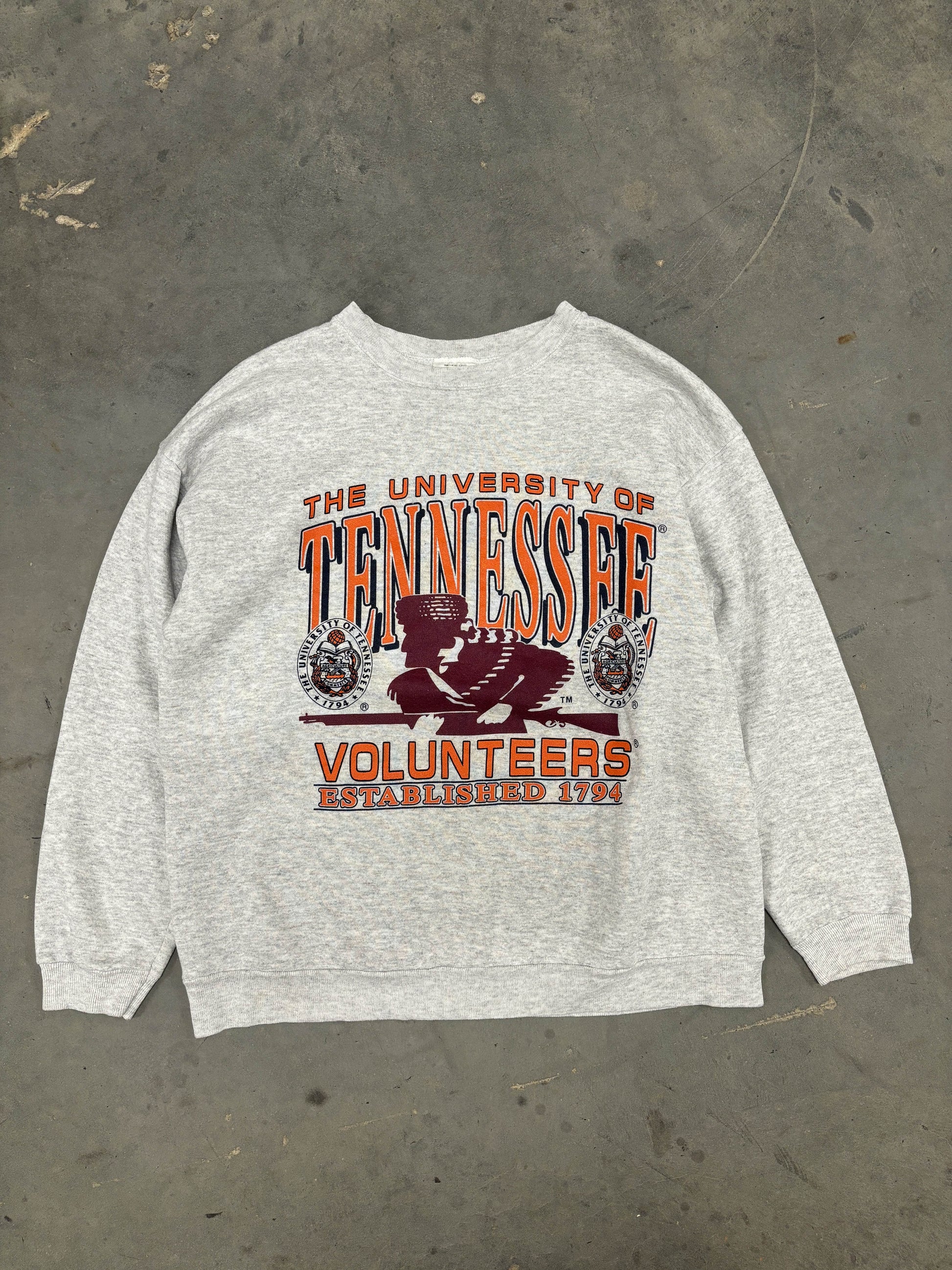 VINTAGE TENNESSEE RIFLE MAN SWEATSHIRT - L